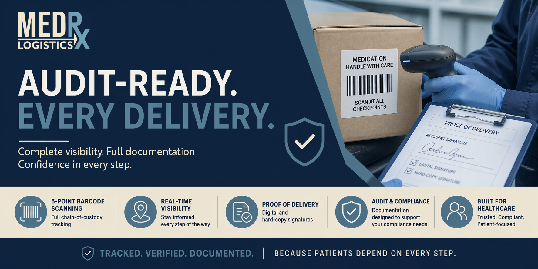 Audit-Ready Healthcare Logistics | MedRX Logistics